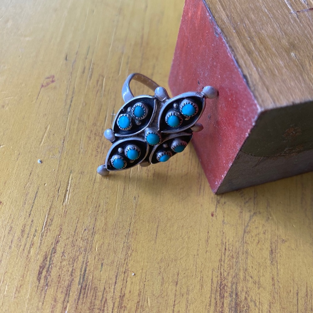 Silver and Turquoise Ring